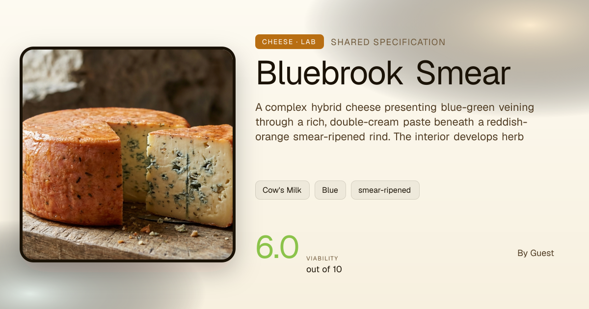 Bluebrook Smear — Cheese Lab Gallery | Cheese Lab
