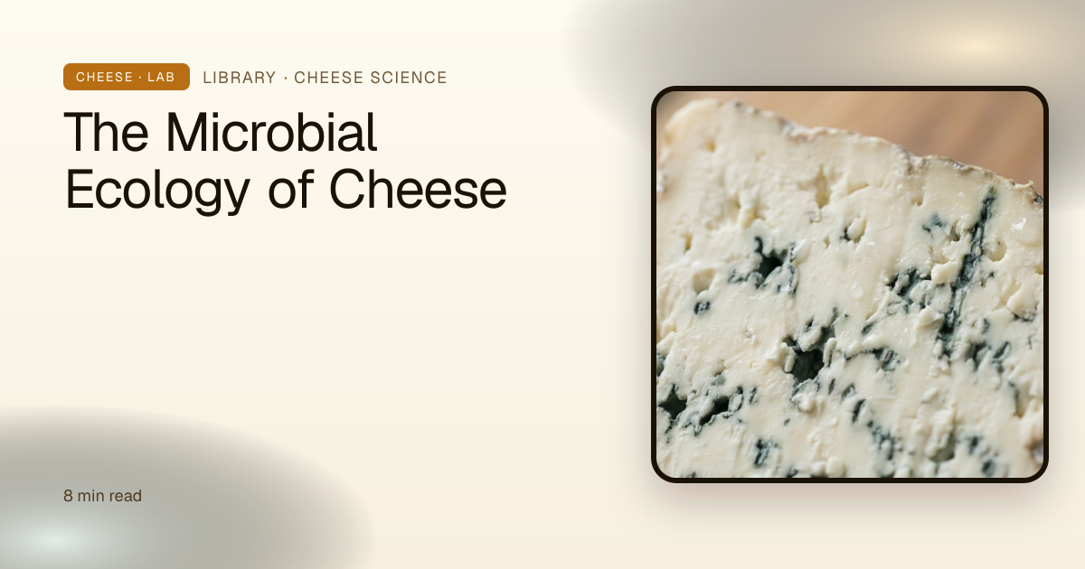 The Microbial Ecology of Cheese | Cheese Lab
